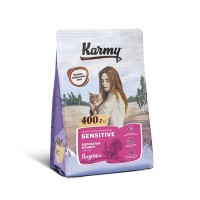 Сухой корм для кошек с чувствительным пищеварением KARMY Sensitive Индейка 400 г