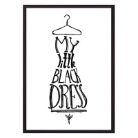 Постер Дом Корлеоне Little Black Dress 07-0088-30х40, 30х40 см