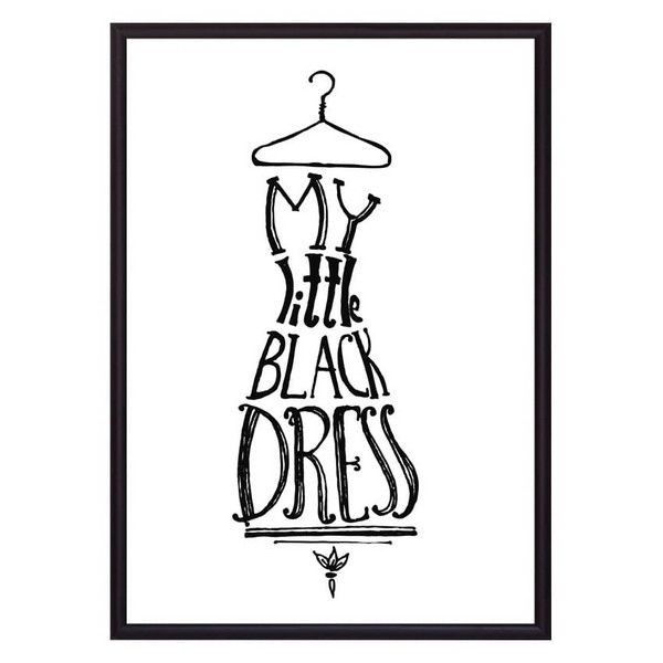 Постер Дом Корлеоне Little Black Dress 07-0088-30х40, 30х40 см