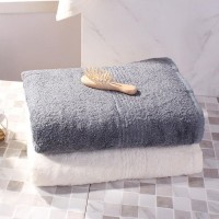 Полотенце банное Harmonika Bamboo Цвет: Ванильный Лёд, Пепельный Серый (70х130 см - 2 шт) br34053