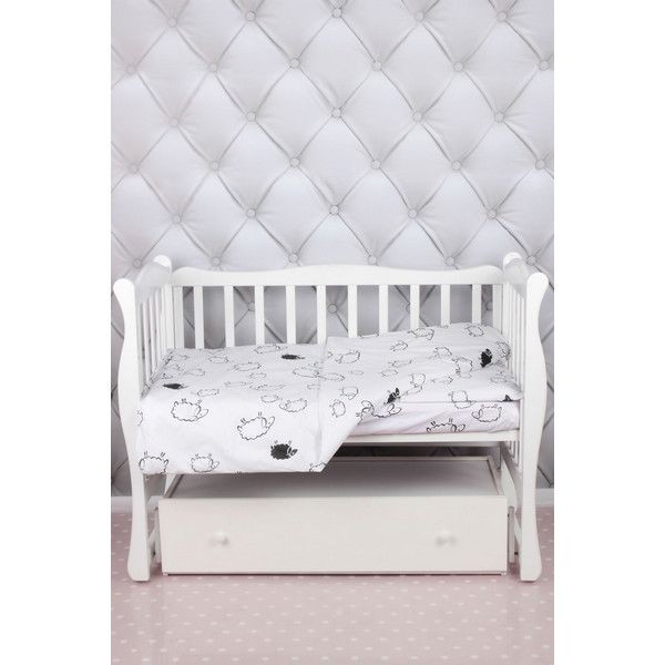 Комплект постельного белья AmaroBaby Baby Boom Овечки в кроватку, поплин 3 предмета