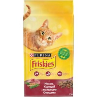 Сухой корм для кошек Friskies® мясо, 2 кг