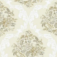 Обои бумажные Georgetown Designs Roses серые 0.53 м PN0449