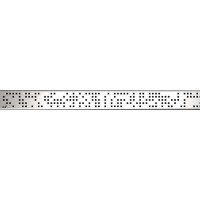 Решетка для трапа AlcaPlast CODE-850M, матовая