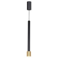 Люстра подвесная Lumien Hall Салерно LH4098/1P-SBK-GD GU10 1 лампа 3 м²