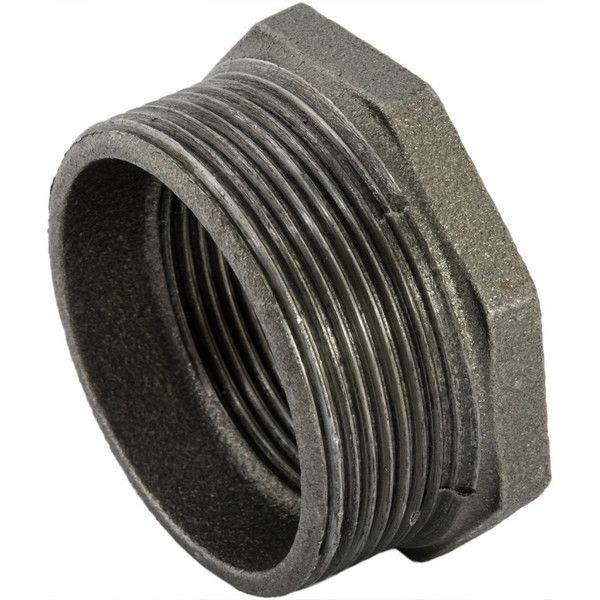 Футорка, 2x1.1/2 "34;, чугун, цвет чёрный
