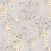 Обои флизелиновые Home Color Wisteria серые HC71419-42 1.06 м