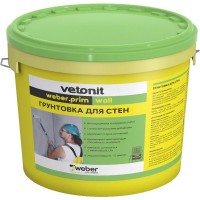 Грунтовка для стен Weber Vetonit Prim Wall 5 л