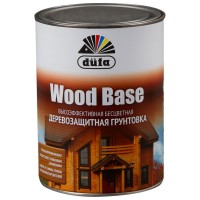 Грунтовка по дереву с биоцидом Wood Base 1 л бесцветная