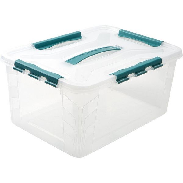 Ящик для хранения Grand Box, 15.3 л, 29x18x39 см, пластик, цвет прозрачный