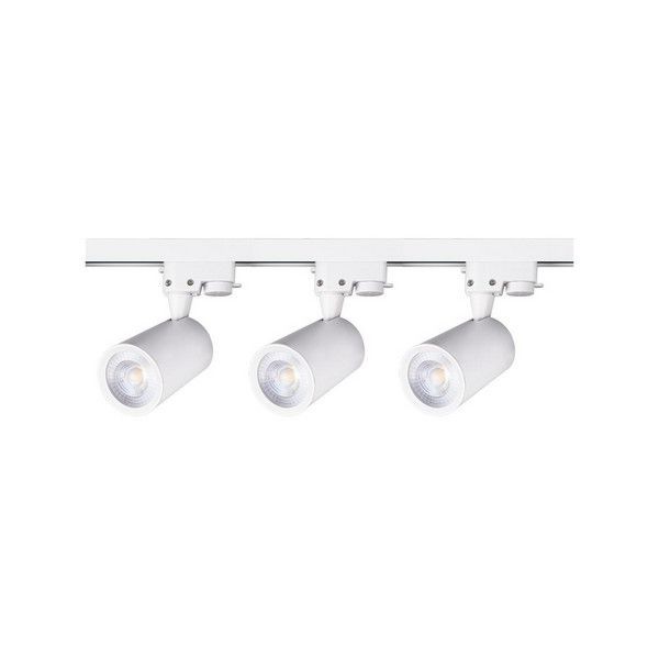 Трековый светильник светодиодный Jazzway PTR 1508 3*8w 4000K 50° White IP40