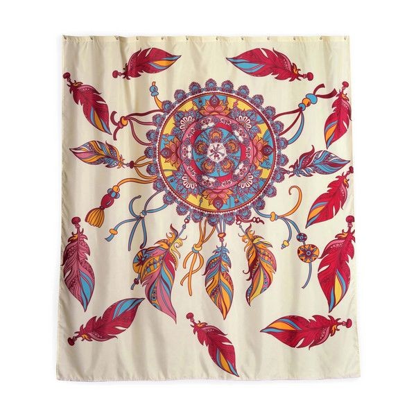 Шторка для ванной комнаты Wess Dreamcatcher T638-4 180x200см