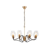 Люстра потолочная Rivoli Fresco Б0044369 22 м2 цвет золотистый
