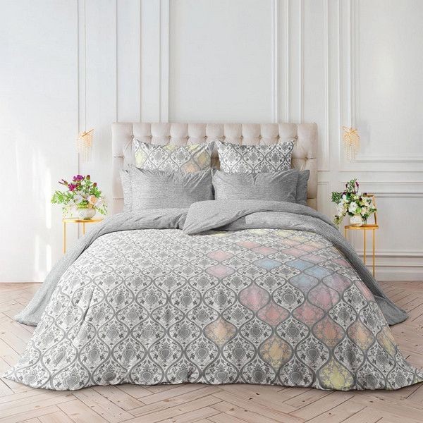 Комплект постельного белья полутораспальный Verossa Damask 738745, перкаль