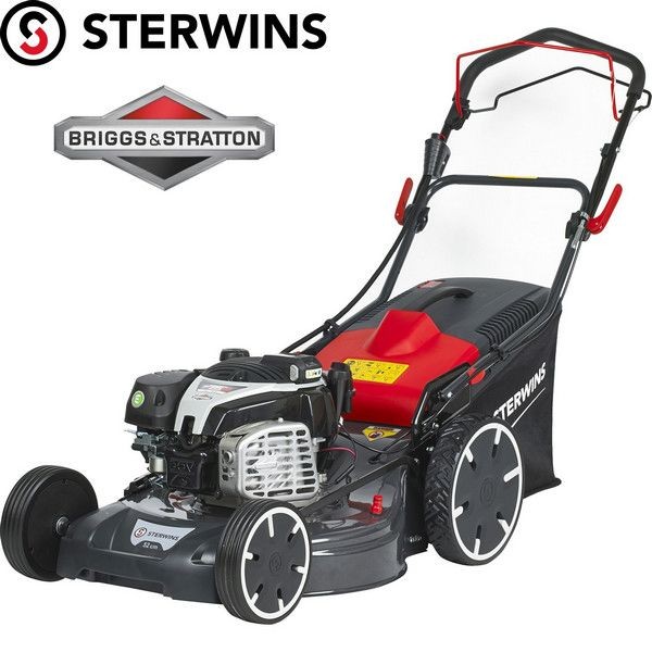 Газонокосилка бензиновая самоходная Sterwins PRO Briggs&Stratton 3.4 л.с 52 см