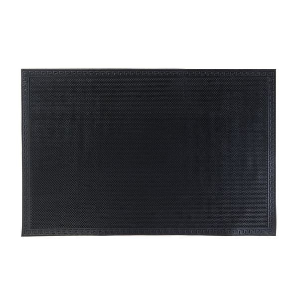 Коврик «Орнамент» 60x90 см, ПВХ, цвет чёрный