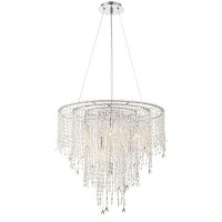Люстра подвесная Lumien Hall Orelin 0020/10PR-CLCR E14 10 ламп 30 м²