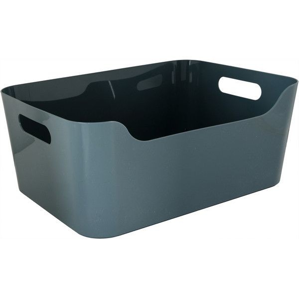 Корзинка SCANDI 340x140x240 мм, 10 л, цвет серый