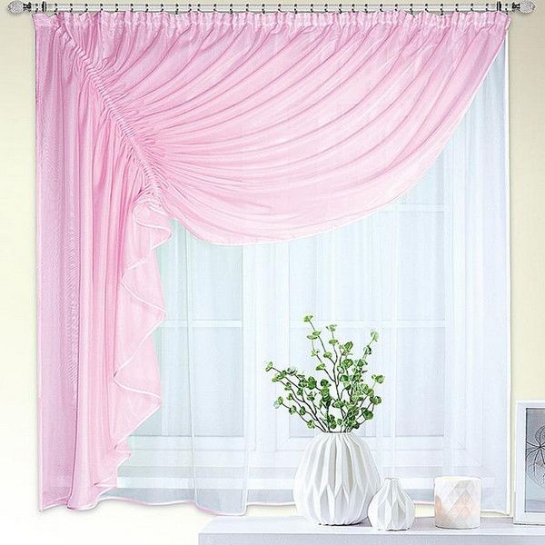 Штора для кухни левая Nivasan Ромео RM-l-10, 170х280 см