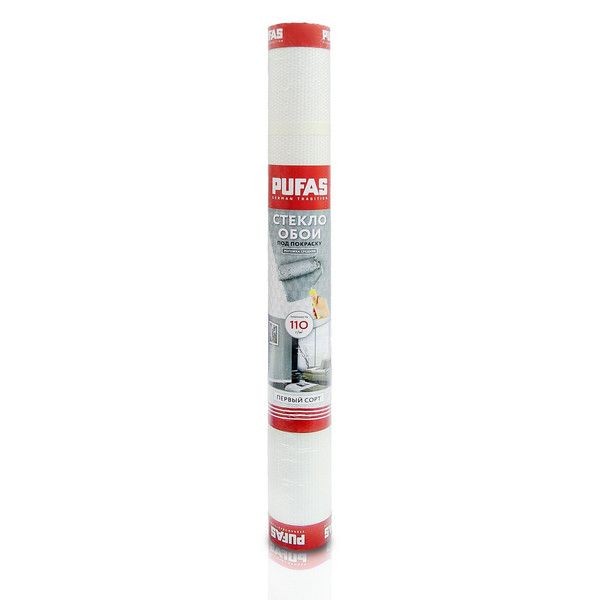 Стеклообои Pufas рогожка средняя 40 гр /м 2071791000