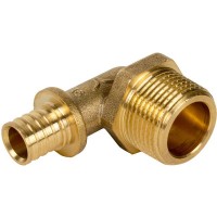 Угольник аксиальный ProAqua, наружная резьба, 3/4 "34;х16 мм, латунь