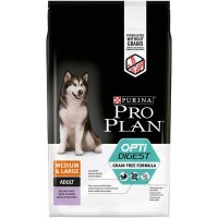 Pro Plan корм для собак средних и крупных пород беззерновой чувствительное пищеварение индейка 7 кг