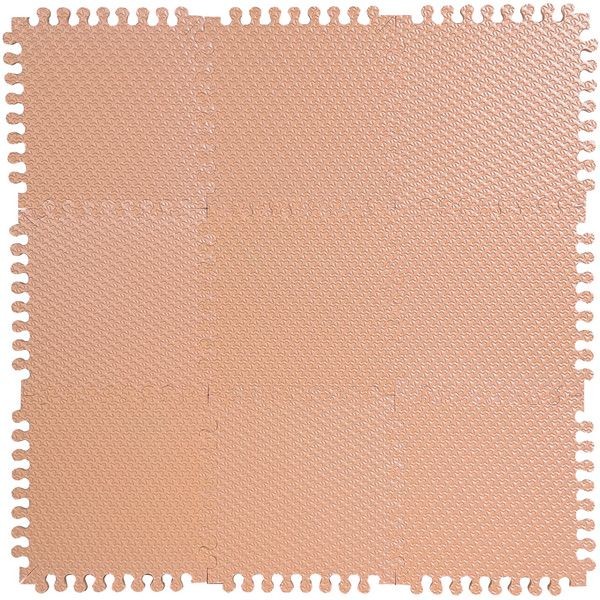 Пол мягкий «Треугольник», ЭВА, 33x33 см, цвет кофе/молочный