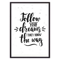 Постер Дом Корлеоне Follow your dreams… 07-0553-21х30, 21х30 см
