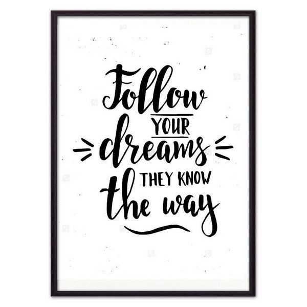 Постер Дом Корлеоне Follow your dreams… 07-0553-21х30, 21х30 см
