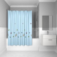 Шторка для ванной комнаты IDDIS Butterfly SCID031P