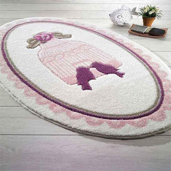 Коврик для ванной Confetti Bella 66Х107см Bird Cage (Розовый)