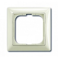 Рамка для розеток и выключателей ABB Basic 55 1 поста, цвет шале (белый)