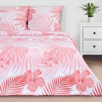 Комплект постельного белья полутораспальный Этель Tropics 5181648, бязь