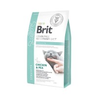 Сухой корм для кошек при струвитном типе МКБ BRIT VDC Struvite беззерновой Курица Горох 2 кг