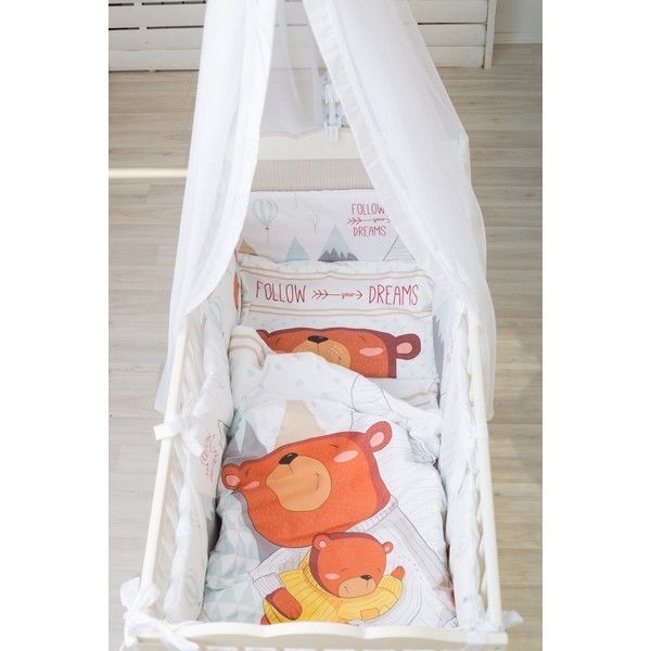 Комплект постельного белья Amarobaby Follow your dream AMARO-3007-СCFD, 7 предмета