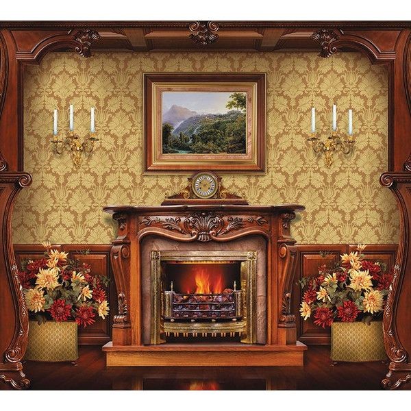 Фотообои DeliceDecor Камин Ф 001 300х270 см