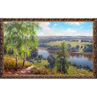 Картина на холсте Русская коллекция Тропинка, 68х108 см