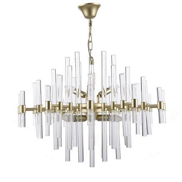 Люстра Lamplandia Flash Crystal L1222-6+3 E14 9 ламп 36 м²