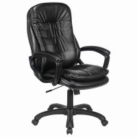 Кресло офисное Brabix Premium Omega Ex-589, экокожа, черное, 532094