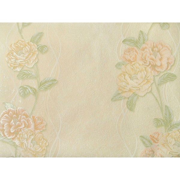 Обои флизелиновые Vilia Ника жёлтые 1.06 м 1160-53