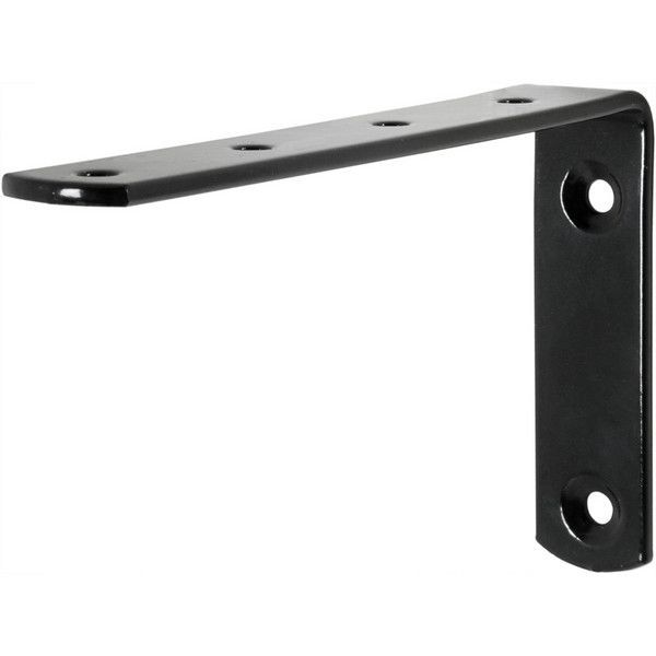 Кронштейн Angle 75x125 мм, цвет чёрный
