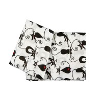 Простыня AmaroBaby Кошки 150х210 см, бязь