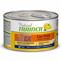Влажный корм для взрослых собак мелких пород TRAINER Natural Mini Adult Chicken Rice and Aloe Vera Курица Рис Алоэ вера 150 г