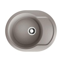 Кухонная мойка OMOIKIRI Manmaru 62-GR 62х50см искусственный гранит/leningrad grey