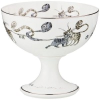 Конфетница На Ножке "34;Котики "34;, Диаметр 12,7 См., Высота 11 См.Lefard