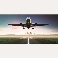 Фотообои флизелиновые «Самолет» 100х200 cм