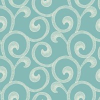 Обои бумажные York Wallcoverings Williamsburg III бирюзовые GS6244 0.68 м