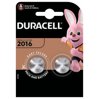 Батарейка литиевая Duracell CR2016, 2 шт.