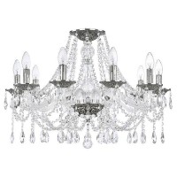 Люстра Bohemia Ivele Crystal 1613 1607.10.240.NB E14 10 ламп 20 м²