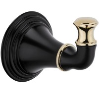 Крючок одинарный Luksor цвет чёрный